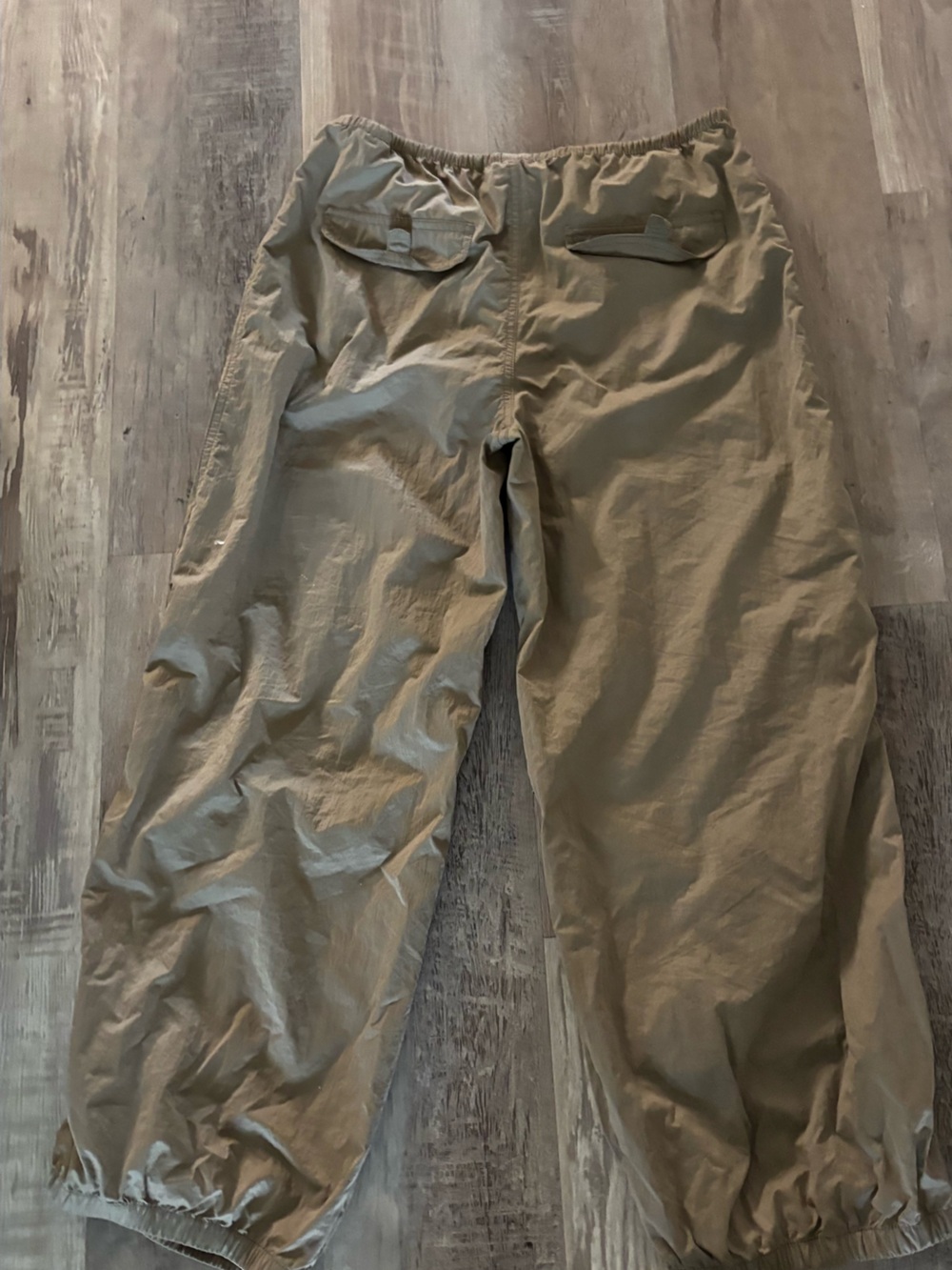 Divided Taupe Elastic-Waist Utility Trousers S